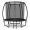 8Ft Recreational Trampoline W/ Ladder Enclosure Net Safety Pad Outdoor
